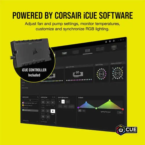 CORSAIR Hydro X Series iCUE XH305i RGB PRO Black Custom Cooling Kit