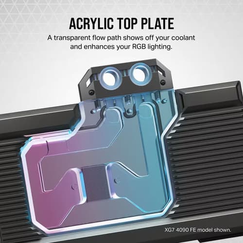 CORSAIR Hydro X Series XG7 RGB 40-SERIES GPU Water Block (MSI GeForce RTX 4090 TRIO)