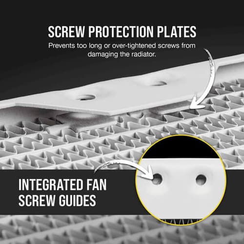 CORSAIR Hydro X Series XR5 240mm White Water Cooling Radiator