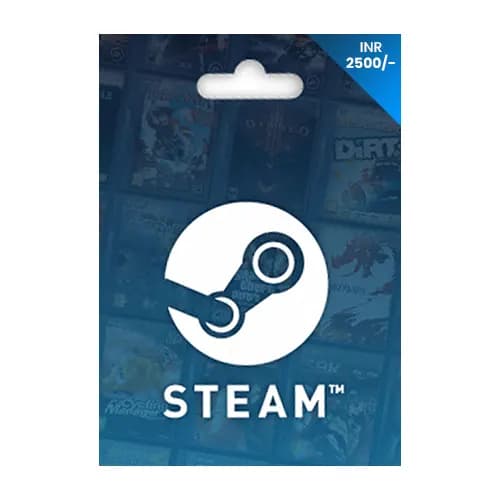 Steam Wallet Digital Gift Voucher INR 2500