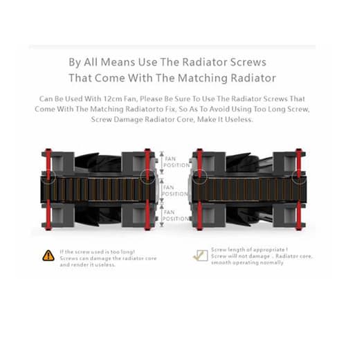 Bykski TK V2 Series 240mm x 40mm Water Cooling Radiator - Black (CR-RD240RC-TK-V2)