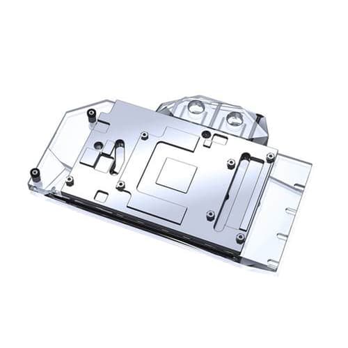 Bykski ARGB GPU Water Block With Backplate For Gigabyte RTX 3070 Eagle, Vision and Gaming OC - Clear Acrylic (N-GV3070GMOC-X)