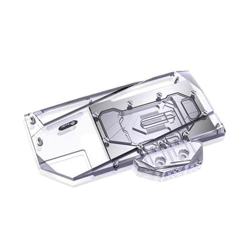 Bykski ARGB GPU Water Block With Backplate For Gigabyte Aorus RTX 3090 And RTX 3080 Xtreme - Clear Acrylic (N-GV3090AORUSXE-X)