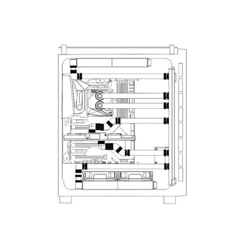 Bykski ARGB Distro Plate For Corsair 680X (RGV-COS-680X-P) And DDC Pump (B-PMD3-COV)