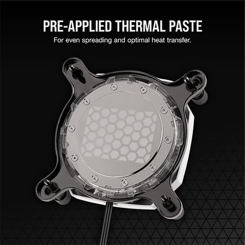 CORSAIR Hydro X Series XC7 RGB CPU Water Block (1200/AM4) – White