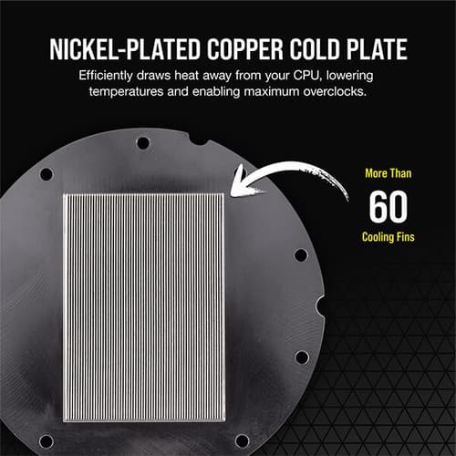 CORSAIR Hydro X Series XC7 RGB CPU Water Block (1200/AM4) – Silver