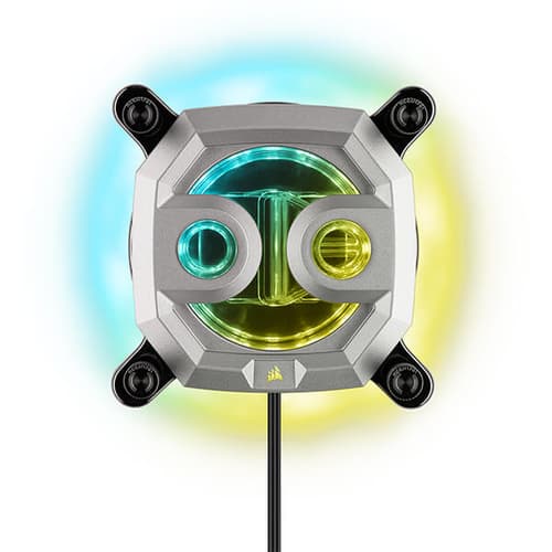 CORSAIR Hydro X Series XC7 RGB CPU Water Block (1200/AM4) – Silver