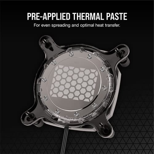 CORSAIR Hydro X Series XC9 RGB CPU Water Block (2066/sTRX4) – Silver