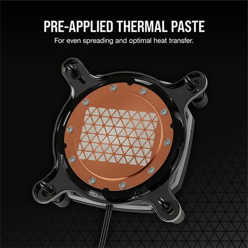 CORSAIR Hydro X Series XC5 RGB CPU Water Block (1200) - Black