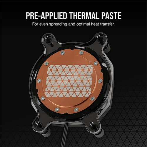CORSAIR Hydro X Series XC5 RGB CPU Water Block (AM4) – Black