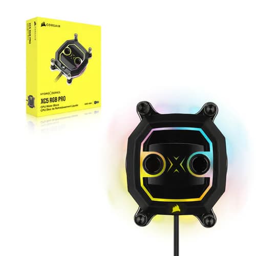 CORSAIR Hydro X Series XC5 RGB PRO CPU Water Block (AM5/AM4) - Black