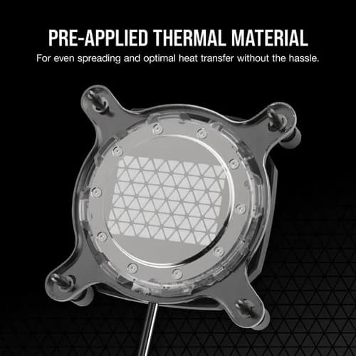 CORSAIR Hydro X Series XC7 RGB PRO CPU Water Block (1700/1200/AM5/AM4) - Black