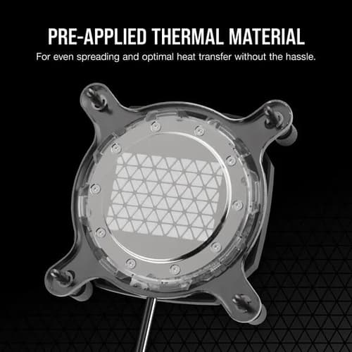 CORSAIR Hydro X Series XC7 RGB PRO CPU Water Block (1700/1200/AM5/AM4) - White