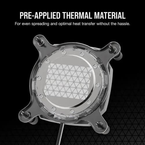 CORSAIR Hydro X Series XC7 RGB PRO CPU Water Block (1700/1200/AM5/AM4) - Silver