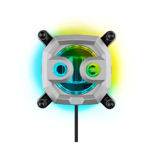 CORSAIR Hydro X Series XC7 RGB PRO CPU Water Block (1700/1200/AM5/AM4) - Silver