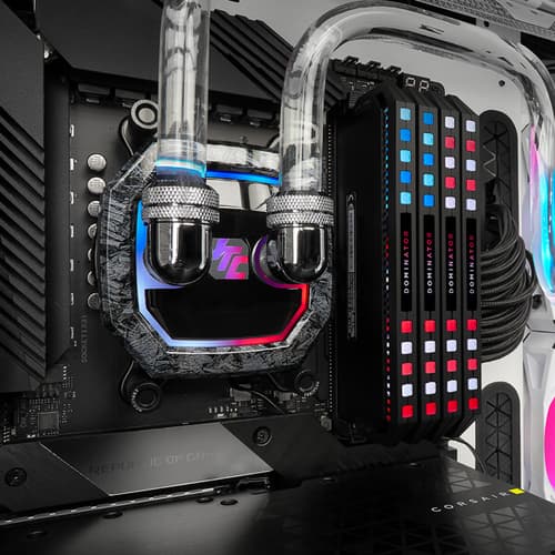 CORSAIR Hydro X Series XC8 RGB PRO CPU Water Block (1700/1200/AM5/AM4) - JayzTwoCents Edition