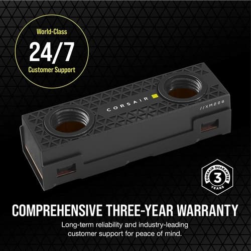 CORSAIR Hydro X Series XM2 M.2 SSD Water Block (2280) - Black