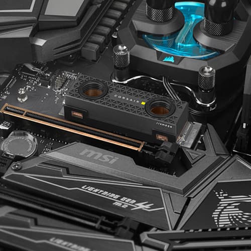 CORSAIR Hydro X Series XM2 M.2 SSD Water Block (2280) - Black