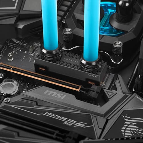 CORSAIR Hydro X Series XM2 M.2 SSD Water Block (2280) - Black