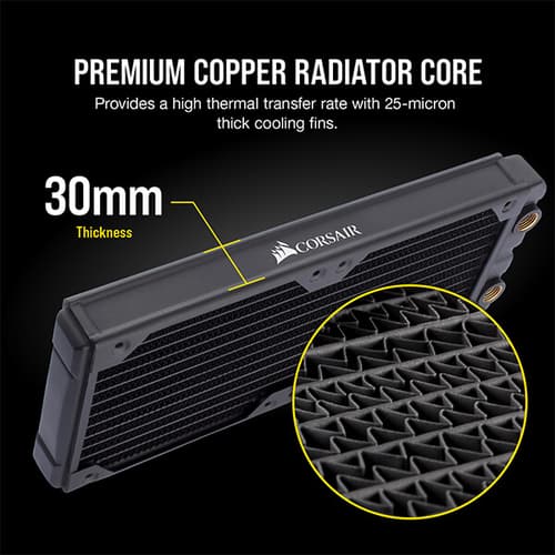 CORSAIR Hydro X Series XR5 240mm Water Cooling Radiator