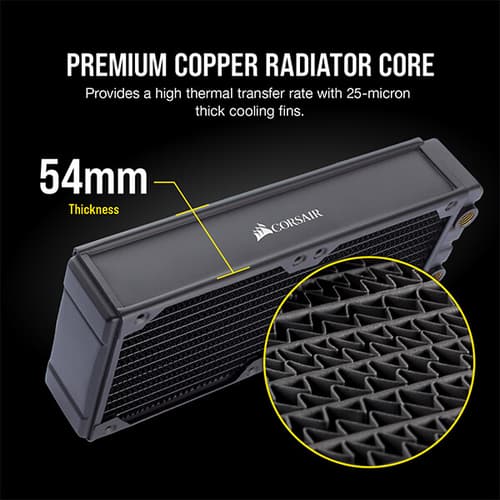 CORSAIR Hydro X Series XR7 240mm Water Cooling Radiator