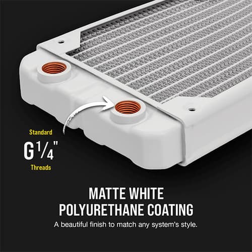 CORSAIR Hydro X Series XR5 360mm Water Cooling Radiator (White)