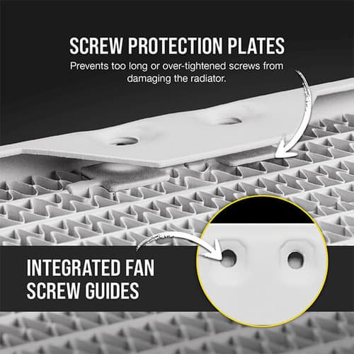 CORSAIR Hydro X Series XR5 360mm Water Cooling Radiator (White)
