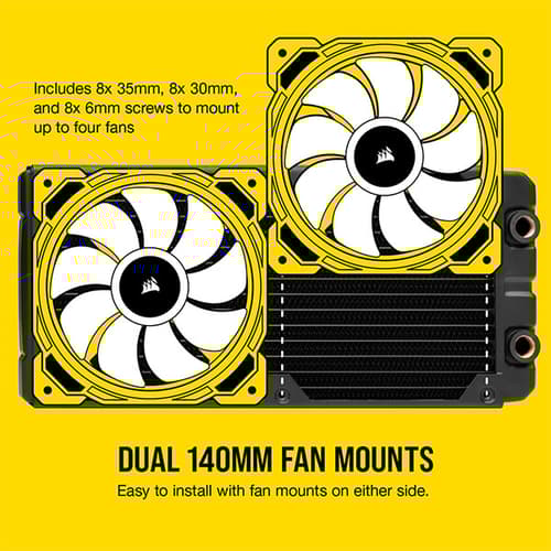 CORSAIR Hydro X Series XR5 280mm Water Cooling Radiator