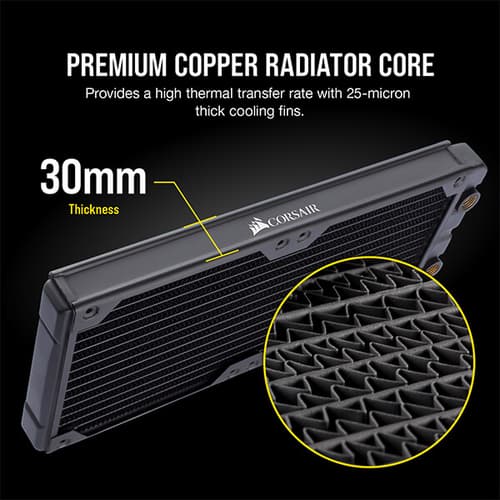 CORSAIR Hydro X Series XR5 280mm Water Cooling Radiator