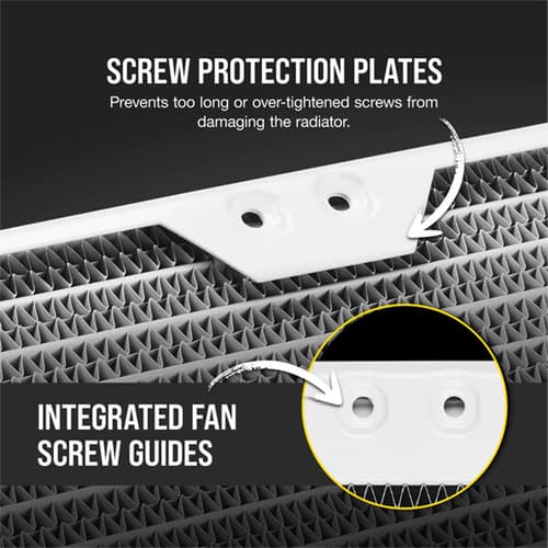 CORSAIR Hydro X Series XR5 280mm White Water Cooling Radiator