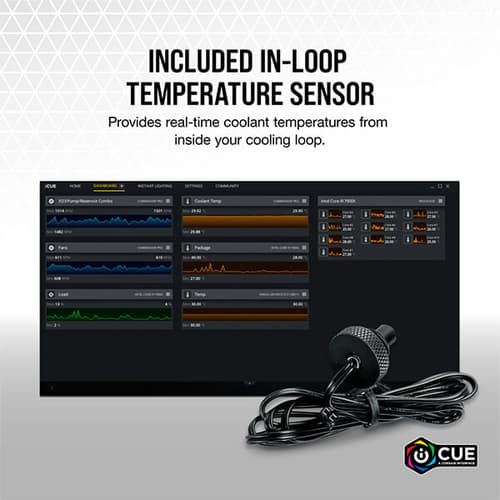 Corsair Hydro X Series XD3 RGB Pump/Reservoir Combo - White