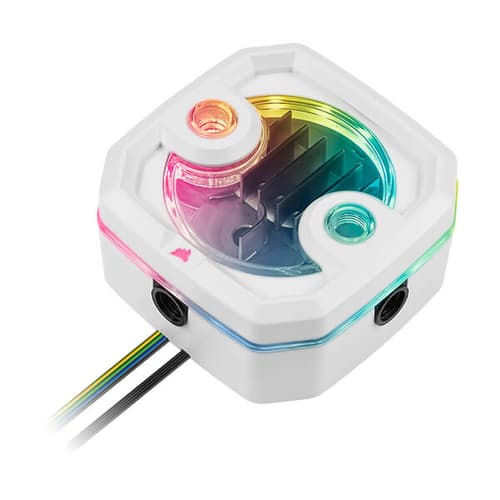 Corsair Hydro X Series XD3 RGB Pump/Reservoir Combo - White