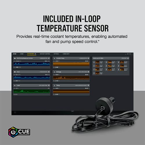 Corsair Hydro X Series XD3 RGB Pump/Reservoir Combo - Black