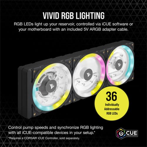 Corsair Hydro X XD7 RGB D5 Distro Plate (Black)