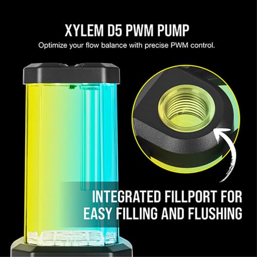 Corsair Hydro X XD5 RGB D5 Pump/Reservoir Combo (Black)