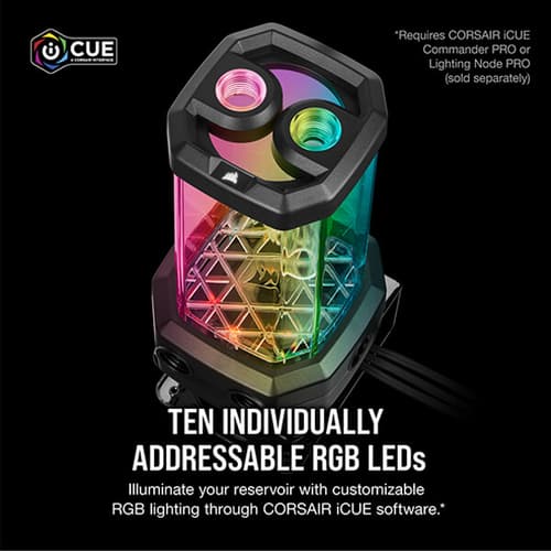 Corsair Hydro X XD5 RGB D5 Pump/Reservoir Combo (Black)