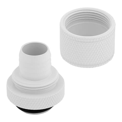Corsair Hydro X Series XF Softline 10/13mm Compression ID/OD Fittings Four Pack (White)