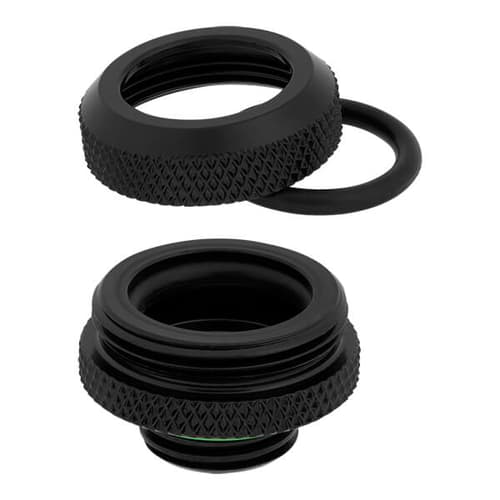 Corsair Hydro X Series XF Hardline 14mm OD Fitting Four Pack (Black)