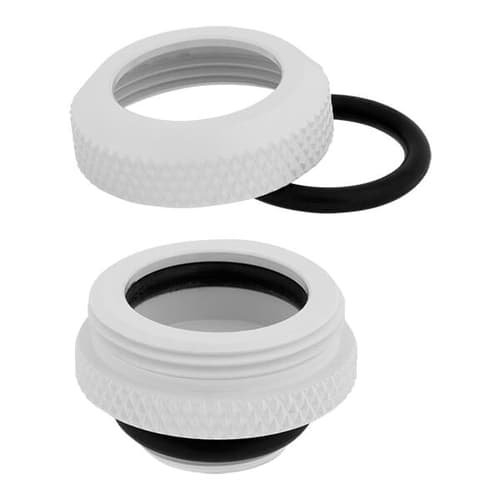 Corsair Hydro X Series XF Hardline 14mm OD Fitting Four Pack (White)