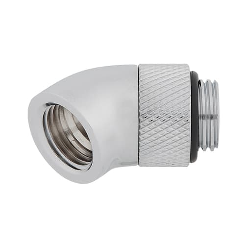 Corsair Hydro X Series XF Hardline 45° Rotary Adapter Twin Pack (Chrome)