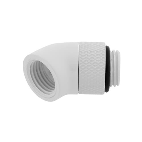 Corsair Hydro X Series XF Hardline 45° Rotary Adapter Twin Pack (White)