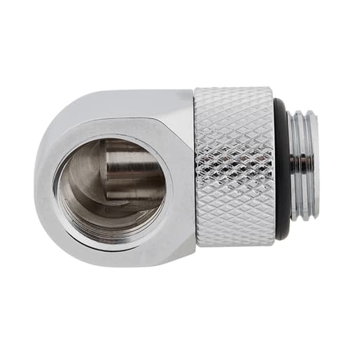 Corsair Hydro X Series XF Hardline 90° Rotary Adapter Twin Pack (Chrome)