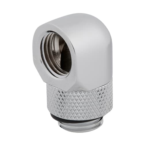 Corsair Hydro X Series XF Hardline 90° Rotary Adapter Twin Pack (Chrome)