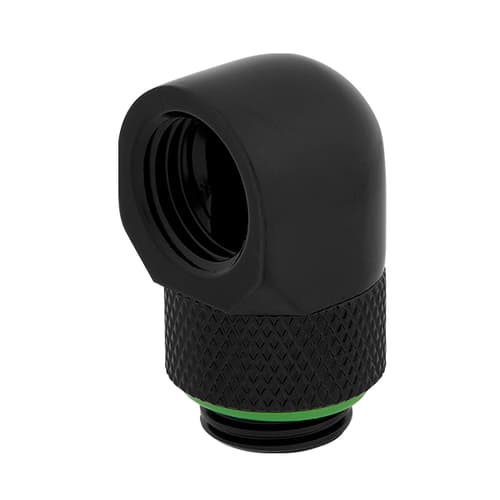 Corsair Hydro X Series XF Hardline 90° Rotary Adapter Twin Pack (Black)