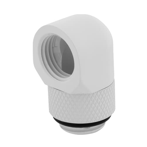 Corsair Hydro X Series XF Hardline 90° Rotary Adapter Twin Pack (White)