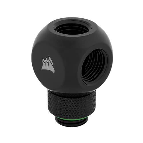 Corsair Hydro X Series XF Hardline Rotary Y-Splitter (Black)