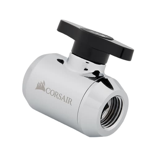 Corsair Hydro X Series XF Ball Valve (Chrome)