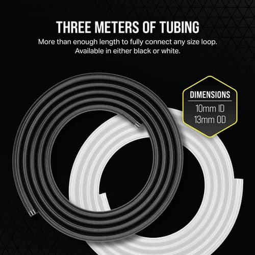 Corsair Hydro X Series XT Softline 13mm Mesh Tubing – Black