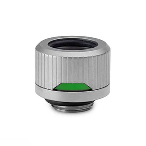 EK-Quantum Torque 6 Pack HDC 14 - Satin Titanium (10mm ID / 14mm OD - G1/4 - Hard Tube Compression Fittings)