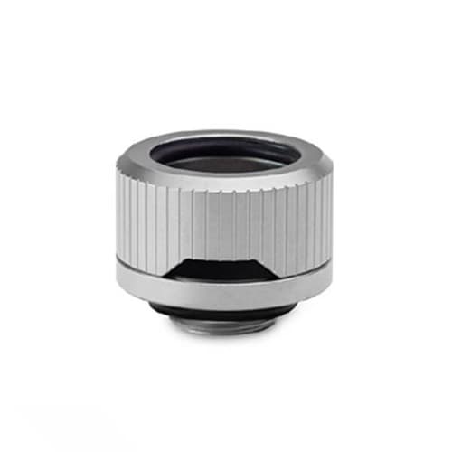 EK-Quantum Torque 6 Pack HDC 16 - Satin Titanium (12mm ID / 16mm OD - G1/4 - Hard Tube Compression Fittings)